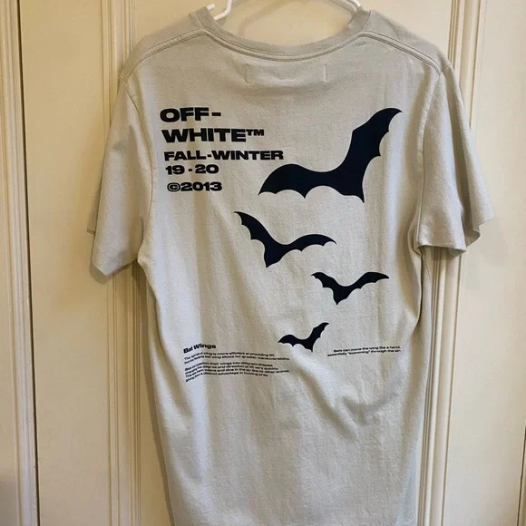 Off-White Bats T-Shirt white Fw19-20